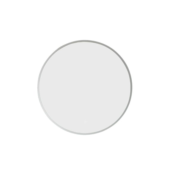 Vinnova 32" Round LED Bathroom Vanity Wall Mirror, Clear