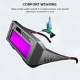 thumbnail image 4 of Tignapoo Lunettes de Soudage Auto-Occultantes à Énergie Solaire pour Professionnels - Protection UV et Éclaboussures avec Ajustement Réglable, Double Lentilles, Design Léger et Durable, 4 of 7