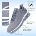 thumbnail image 2 of MAYKX Men's Running Shoes - Lightweight Flyknit Breathable Upper with Cushioned Cotton Insole, Shock-Absorbing Outsole for Running, Gym & Daily Wear, 2 of 6
