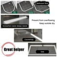 thumbnail image 5 of DAGESVGI 1pcs Bathroom Water Stopper Silicone Retaining Strip Water Shower Dam Dry Barrier Flood Separation And Wet Blocker, 5 of 7