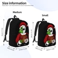 thumbnail image 2 of Goofa The Nightmare Before Christmas Pattern Durable Canvas Daypack - High-Quality Vintage Backpack, Compact & Versatile for Travel and Everyday Use-Small, 2 of 5
