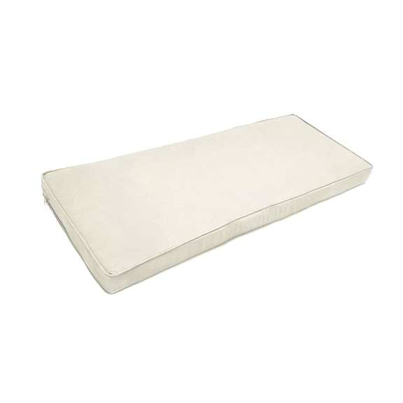 Garvee 54"x18" Outdoor Bench Cushion Water-Resistant Non-Slip with Ties for Porch Sofa Settee, Beige