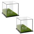thumbnail image 1 of Golf Display Box Acrylic Golf Stand Transparent Display Box Square Display Box with Green Base, 1 of 5