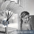 thumbnail image 4 of 1pc Wall Mounted Shower Head Holder, Adjustable Handheld Shower Head Bracket, Shower Head Adhesive Base, Bathroom Accessories, 4 of 4