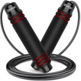 thumbnail image 1 of Blukar Springseil, Speed Rope Verstellbar Mit Hautfreundlichen Schaum Griffe, Lnge Einstellbar, Rutschfest Und Ideal Fr Fitness Ausdauer Seilsprin, 1 of 5