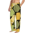 thumbnail image 2 of Balery Bee honey print Men's Pajama Pants,Ultra Lightweight Pjs,Lounge Pant-Large, 2 of 9