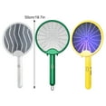 thumbnail image 4 of Bearachild Matamoscas recargable 2 en 1, raqueta eléctrica recargable eficaz y segura para mosquitos, conveniente Repelente de insectos y plagas blanco, 4 of 6
