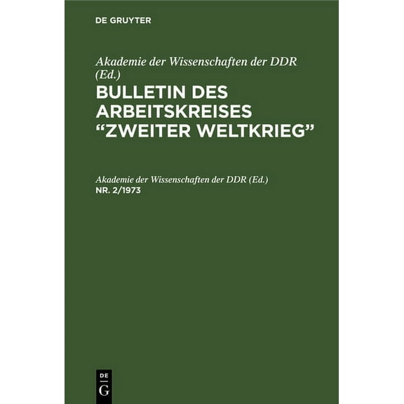 Bulletin des Arbeitskreises "Zweiter Weltkrieg", (Hardcover)