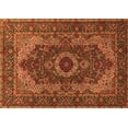 thumbnail image 1 of Ahgly Company Indoor Rectangle Medallion Orange Traditional Area Rugs, 2' x 4', 1 of 1
