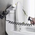 thumbnail image 3 of Shower hose, shower spring hose, flexible retractable hose for shower head, toilet bidet shower water pipe (gray, 300cm) 300cm gray, 3 of 4