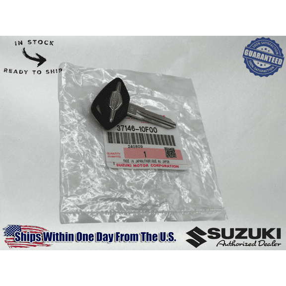 Suzuki OEM Boulevard C90 C109R C 90 M109 R T Ignition Key Blank 37146-10F00 1