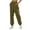 501_Army Green, variant on Jxximdong Pants for Women Fashion Casual Gradient Print Bottom Sweatpants Pockets High Waist Sporty Gym Athletic Fit Jogger Pants Green L Trousers