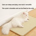 thumbnail image 3 of Pet Cat Scratches Floor Scratches Natural Sisal Hemp Cat Carpet Backrest Wear Resistant No Shavings Protection Furniture, 3 of 4