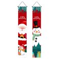 thumbnail image 2 of Monstrate 2 piezas de pancartas colgantes de Navidad, porche, carteles de bienvenida, cortina, decoración Vertical de vacaciones, pared del Type5 NO5, 2 of 6