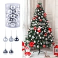 thumbnail image 6 of Relax love 34pcs Christmas Ornaments Balls, 4cm  Shatterproof  Christmas Tree Hanging Balls Pendant Decor,Silver, 6 of 8