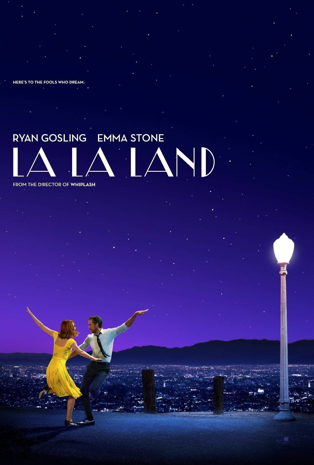 La La Land Advance Original Movie Poster Two Sided 27x40 