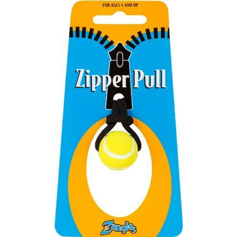 Decorative Zipper Pulls Tennis Ball