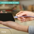 thumbnail image 3 of iHome 6ft USB-A to Micro-USB Charge & Sync Cable, Braided Nylon, Strain Defense Technology, 3 of 5