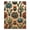 Beige, Pattern 5, variant on ODIKA 4'x6' Machine Washable Non-Slip Area Rug, Southwestern Terracotta High Traffic Rug, Beige, 938334