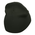 thumbnail image 3 of Steampunk Metal Portrait Embroidered Short Knitted Beanie - Dark Grey OSFM, 3 of 5