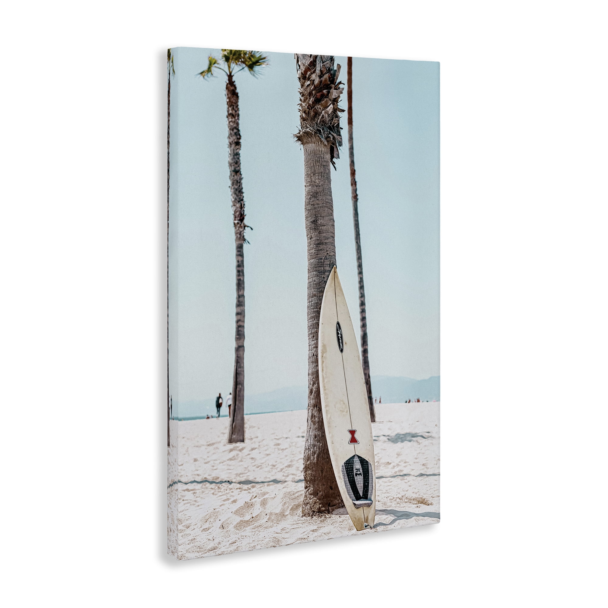 Stupell Industries California Summer Surfboard Nautical & Beach Photography Wrapped Canvas Art Print Wall Art, 30 x 45