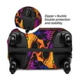 thumbnail image 4 of Easygdp Skull Double-Sided Printed Elastic Suitcase Protective Cover,Invisible Zipper, Business Trip Luggage Cases,Washable And Resistant To Falling -Large, 4 of 9