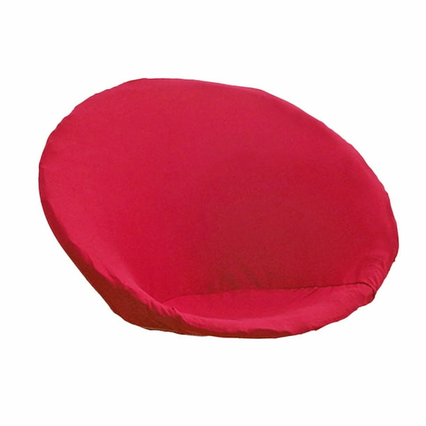Funda para silla tipo platillo, de fibra de poliéster elástica y antideslizante para sala de estar (para adultos) Rosa