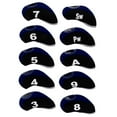 thumbnail image 5 of 10pcs/pack Golf Club head Wedge Iron Cover Golf Protective Set and Navy Blue, 5 of 9