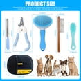 thumbnail image 2 of Kit de aseo para mascotas de 6 piezas con cepillo autolimpiante y cortaúñas, 2 of 8