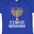thumbnail image 4 of Inktastic 1st Hanukkah Menorah Childs Boys or Girls Baby Bodysuit, 4 of 5