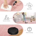 thumbnail image 5 of 5x7 Pink Washable Area Rug for Girls Bedroom Living Room, Modern Geometric Shag Non-Slip Rugs, Fluffy Plush Soft Memory Foam Carpet for Kids Room Nursery Decor, 5 of 6