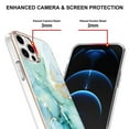thumbnail image 4 of 13 Pro Case Marble Shockproof Cover Raised lip protects your screen from drops and surface scratches, 4 of 5