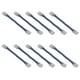 thumbnail image 3 of Kit de conector de luz de tira LED, 10 piezas de luz de tira LED Kit de adaptador de conector de tira LED Accesorios de tira LED Rendimiento sólido, 3 of 8