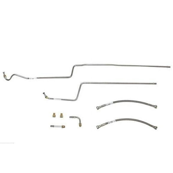 97-02 Jeep Wrangler 4.0 & 2.5L Transmission Cooler Lines; Steel-WTC9706OM