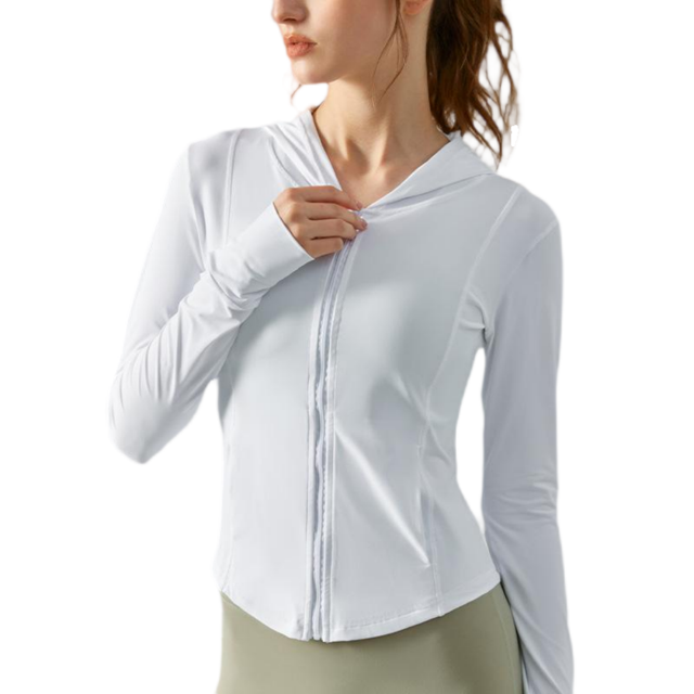LYMAYTER Veste de Protection Solaire pour Femmes UPF50+ Fermeture Éclair Complète Ultra-Légère Rafraîchissante à Manches Longues
