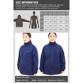 thumbnail image 5 of ARRIS Women`s Heated Fleece Jacket with Battery Electric Heating Coat Full Zip, 5 of 7