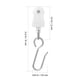 thumbnail image 3 of 30 Pcs Curtain Gliders with Hooks for Curtain Tracks Carrier Rollers and Hooks for Curtain Rails, 3 of 3
