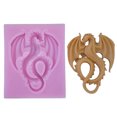 thumbnail image 3 of Molde Silicona para Pastel Dragón Antiadherente Hornear en La () Rosa, 3 of 4