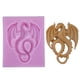 thumbnail image 3 of Molde Silicona para Pastel Dragón Antiadherente Hornear en La () Rosa, 3 of 4