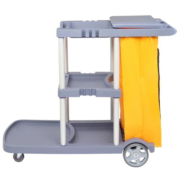  Dryser Commercial Janitorial Cleaning Cart on Wheels -  Housekeeping Caddy with Key-Locking Cabinet : Industrial & Scientific