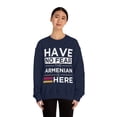 thumbnail image 3 of Have No Fear The Armenian is here Armenia Pride Unisex Sweatshirt, S-2XL, 3 of 9