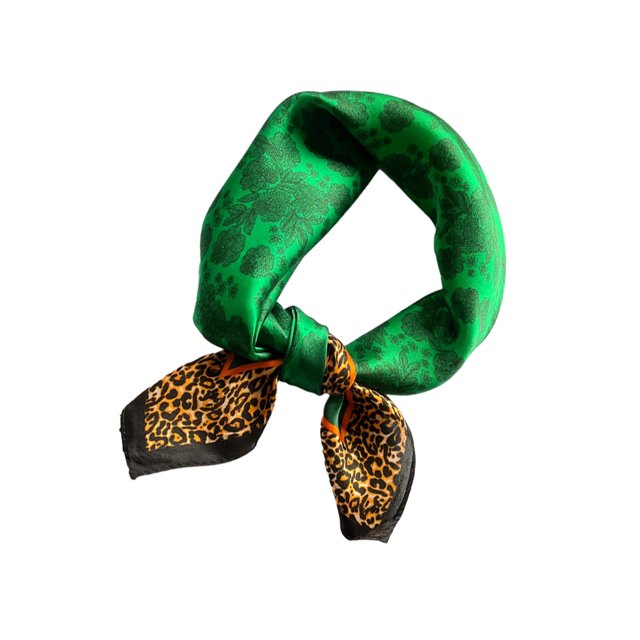 Qarigey Bufandas de seda para mujer, accesorio multifuncional y elegante, bufanda de satén para mujer, regalo maravilloso de lujo Ropa, zapatos y accesorios Miscelánea estampado de leopardo