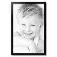 thumbnail image 2 of ArtToFrames 19" x 30" Satin Black Picture Frame, 19x30 inch Black Wood Poster Frame (WOM-1451), 2 of 8