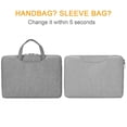thumbnail image 3 of 11 13 14 15.6 inch New Shockproof Large Capacity Protective Pouch Business Bag Briefcase Laptop Sleeve Handbag BLACK 13-14 INCH, 3 of 8
