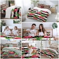 thumbnail image 5 of Pink Flamingo Bedding Duvet Cover Set King Size 4 Pieces Palm Leaf White Black Striped Animal Bedding Set with Zipper Closure, 1 Comforter Cover 92x106 Inches 1 Flat Sheet & 2 Pillow Cases, 5 of 7