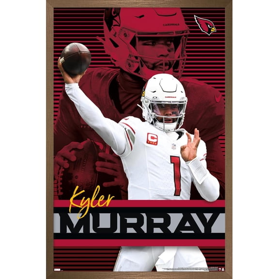 NFL Arizona Cardinals - Kyler Murray 24 Wall Poster, 14.725" x 22.375" Framed