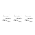 thumbnail image 2 of Thinsony Easy Removal For Customized Look Car Decals Sports Motorhome Stripes Overall black and gray 3Set, 2 of 6