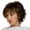 Black-2, variant on Gray Pixie Cut Wig for Women, Fluffy Gradient Short Synthetic Wig Natural Looking Hair Replacement Wig(Black,One Size)