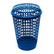 Cesta para Ropa Plastic Trends Hecha de Plastico Modelo Iris Calada con tapa 55 lts