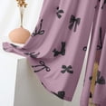 thumbnail image 4 of Warop Women's Pajama Pants with Elastic Waistband, Bow Print, Comfortable and Casual for Home and Daily Use, 4 of 5